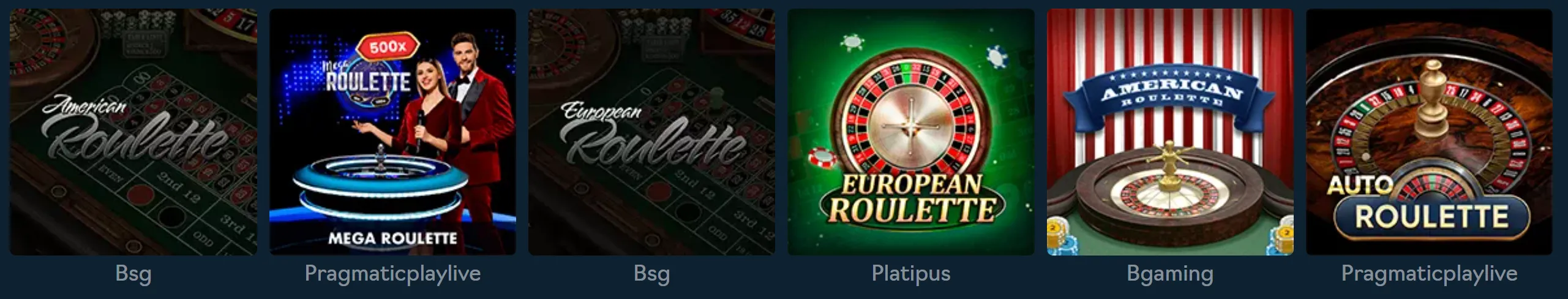 Oshi Casino Table Games